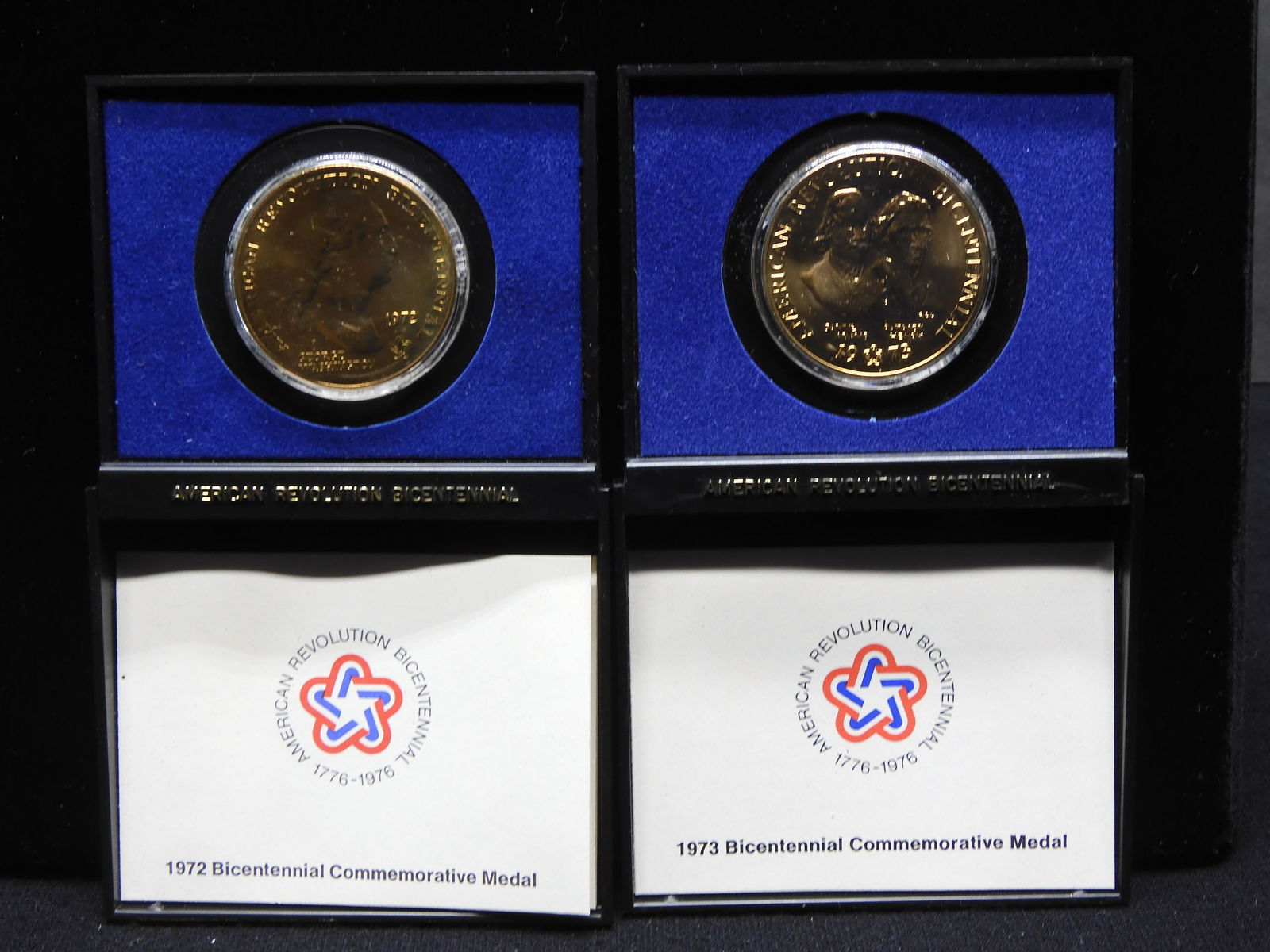 1972 & 1973 American Revolution Bicentennial Medals. (1 of 6)