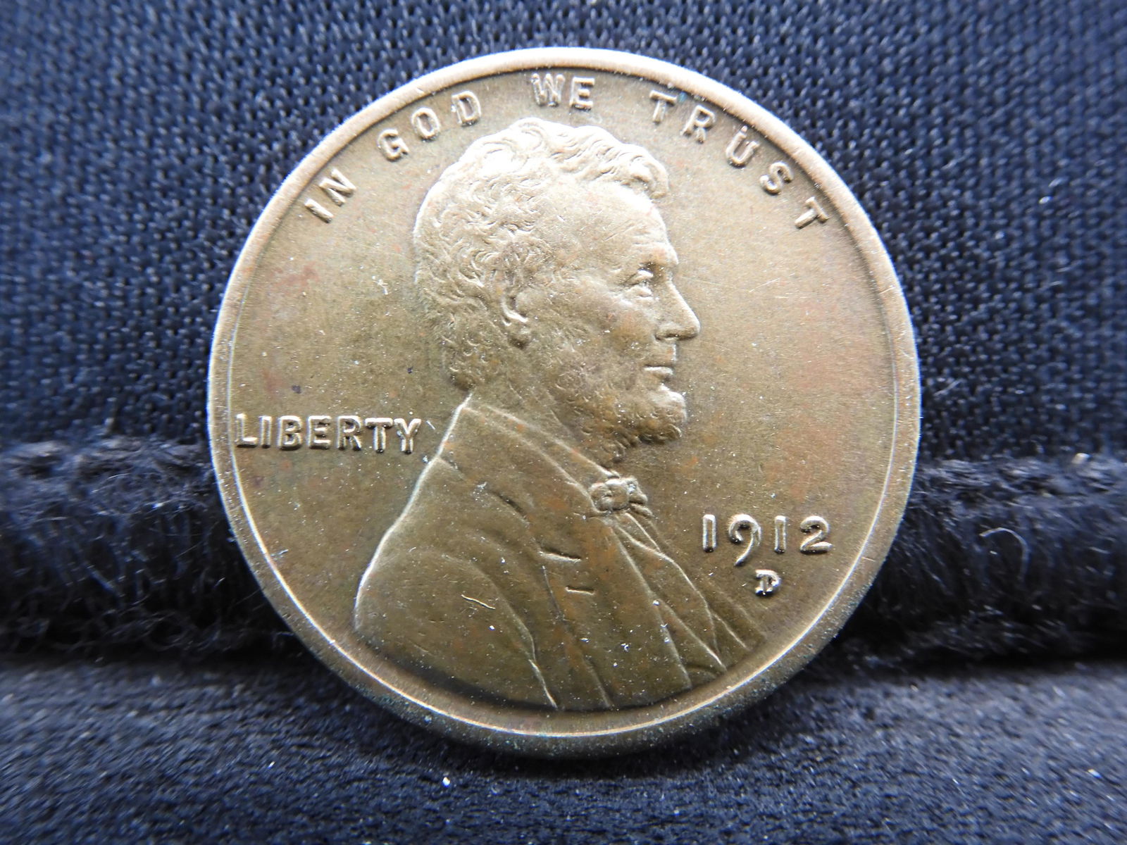 1912-D Lincoln Cent.  Uncirculated.  Much better date. (1 of 3)