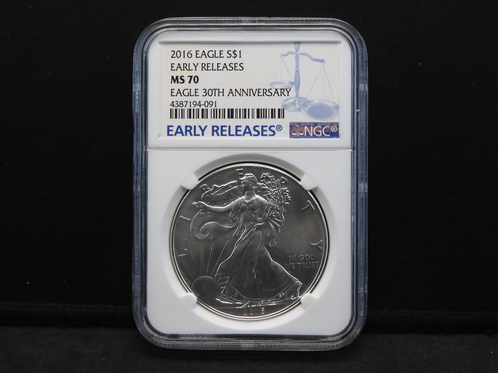 2016 NGC MS70 Early Releases 30th Anniversary American (1 of 4)