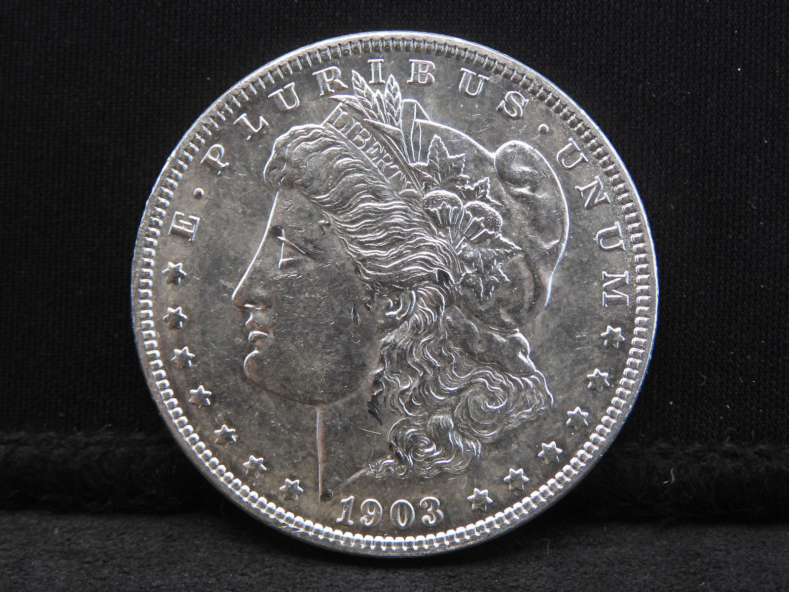 1903-P Morgan Silver Dollar - AU/BU Condition (1 of 2)