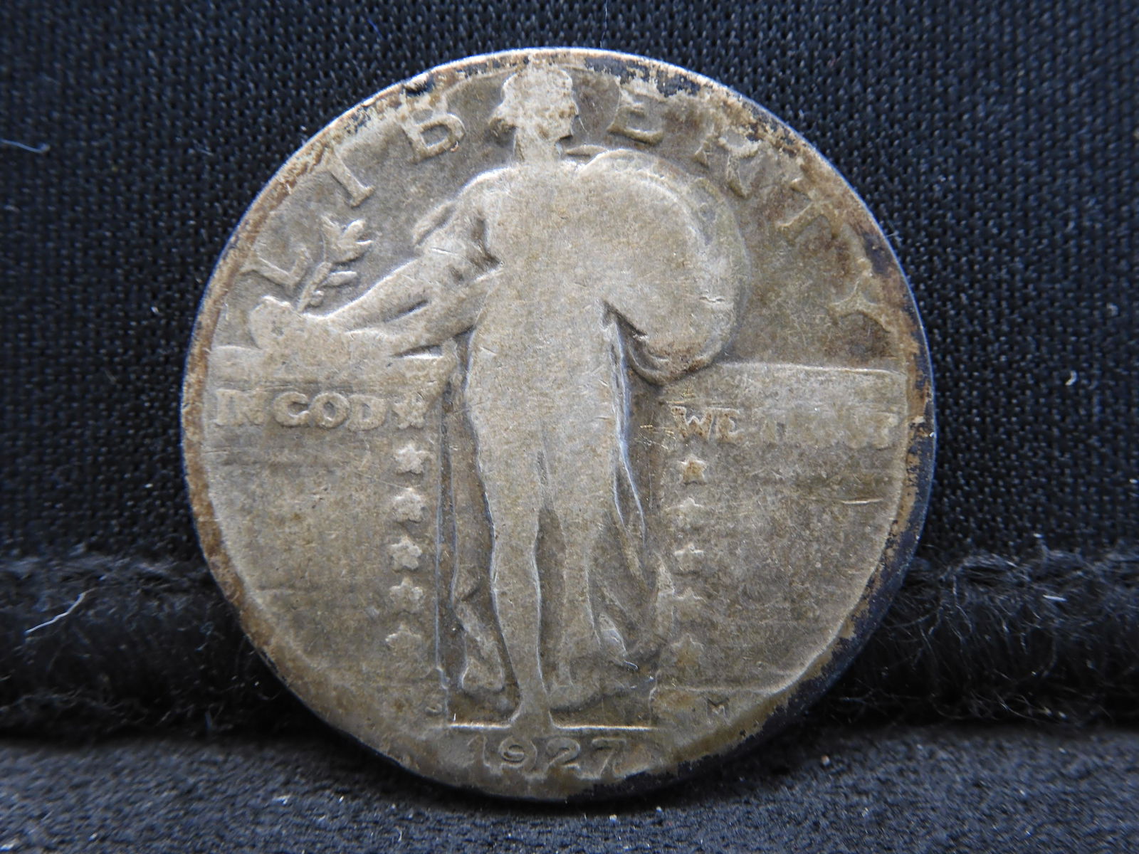 1927-S Type 2 Standing Liberty Silver Quarter - Scarce (1 of 2)