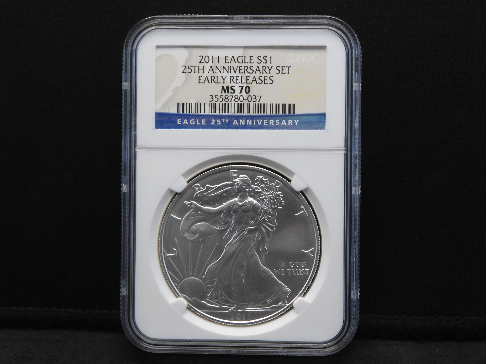 2011 NGC MS70 25th Anniversary Set Early Releases (1 of 4)