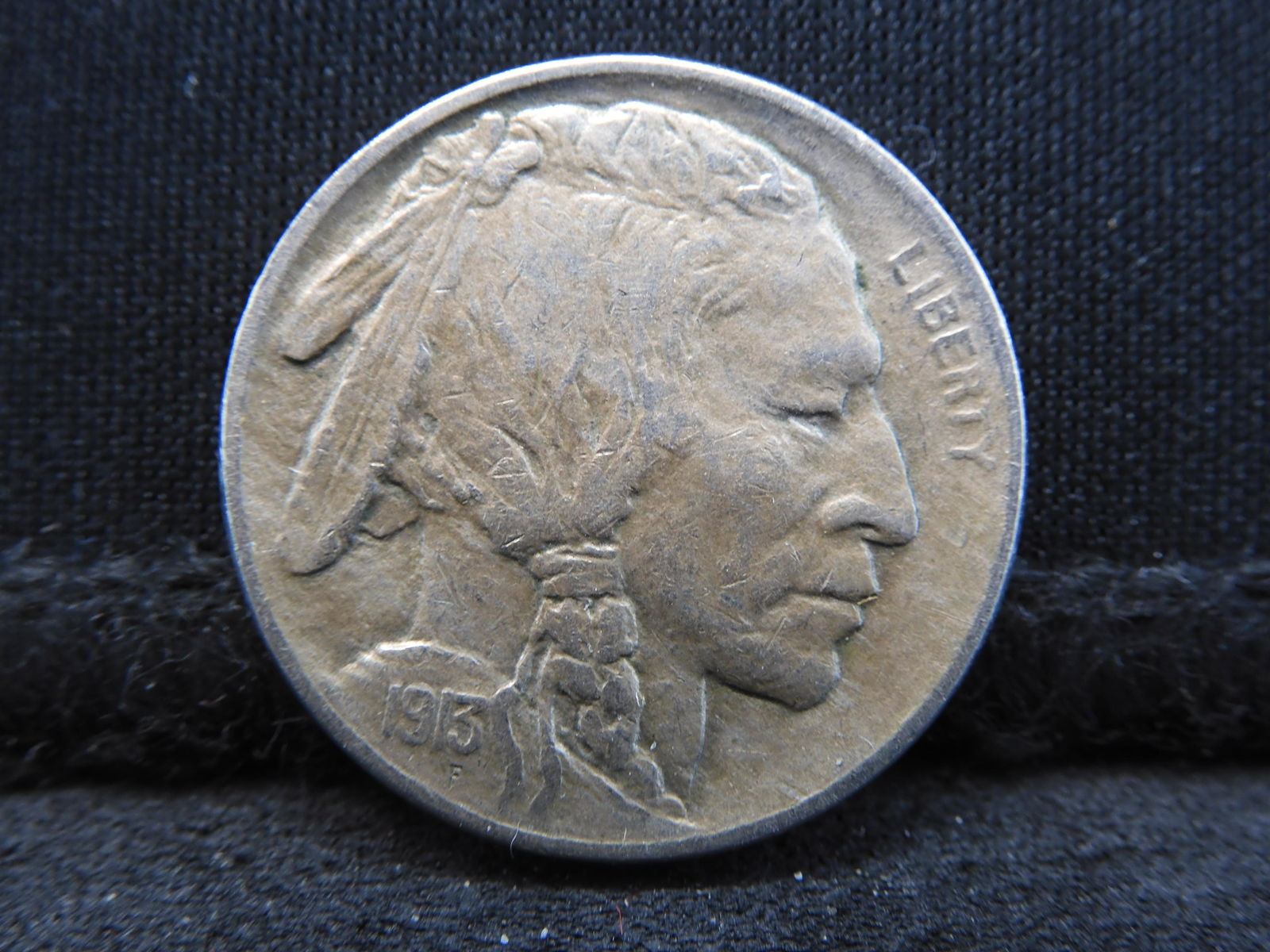 1913 Buffalo Head Indian Nickel - XF Condition (1 of 2)