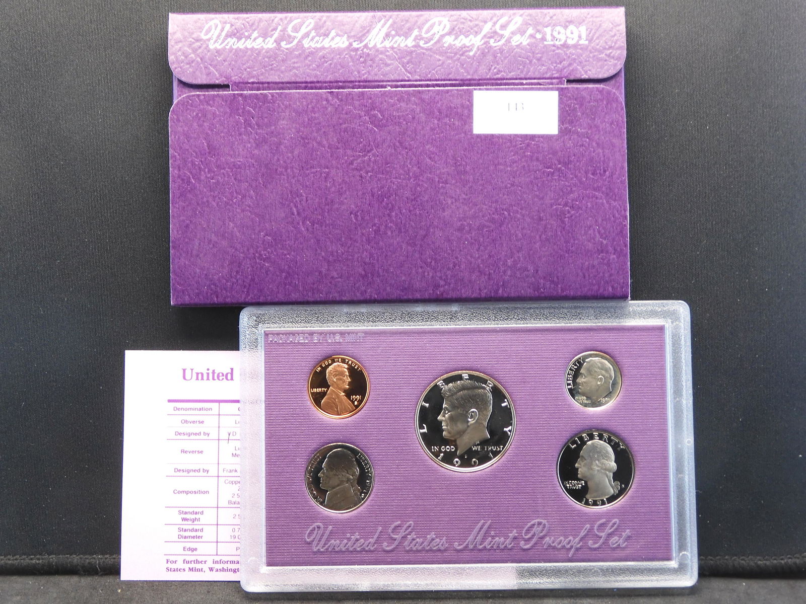 1991-S U.S. Mint Proof Set OGP (1 of 4)