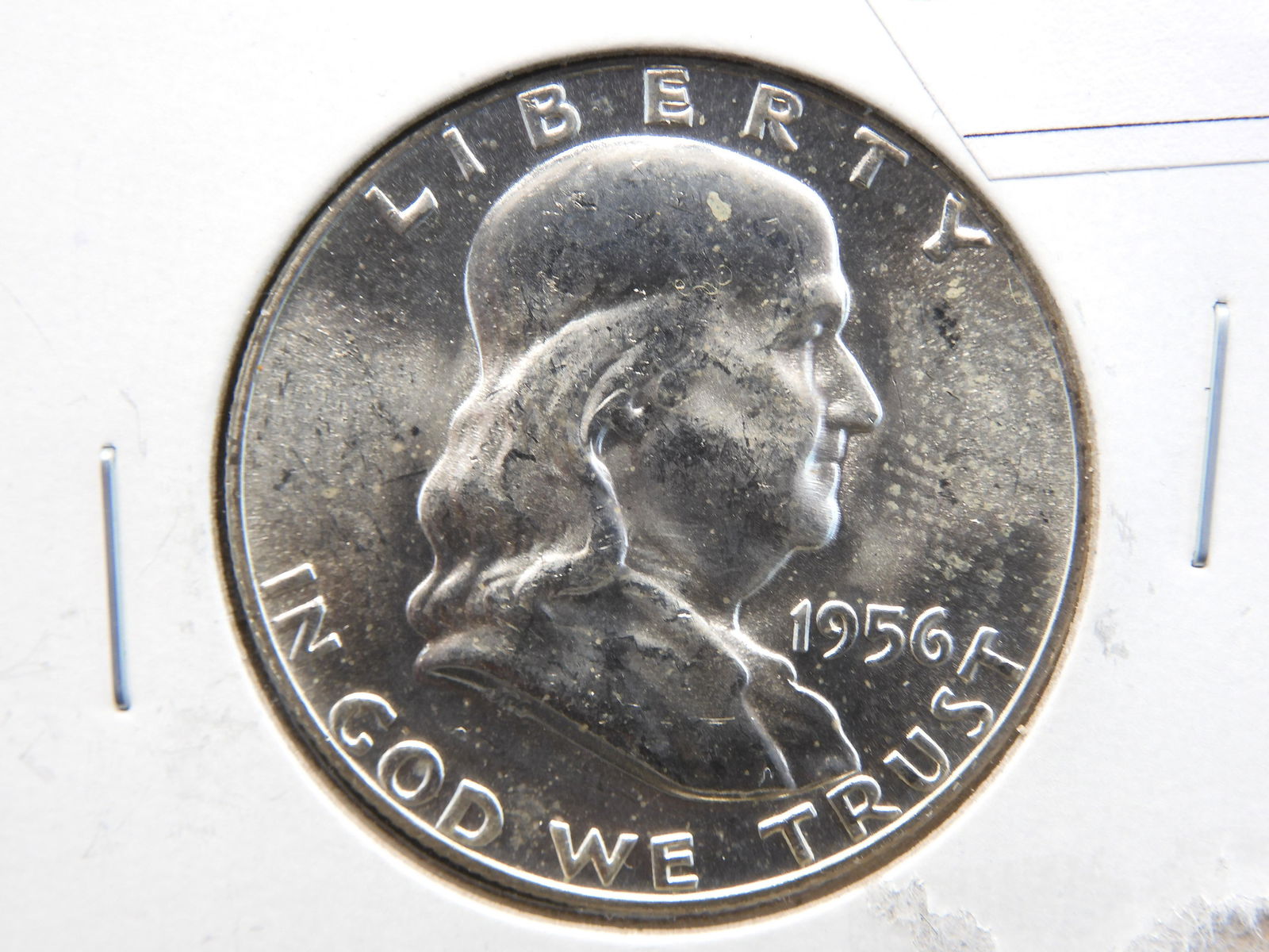 1956 Franklin Silver Half Dollar - GEM BU (1 of 3)