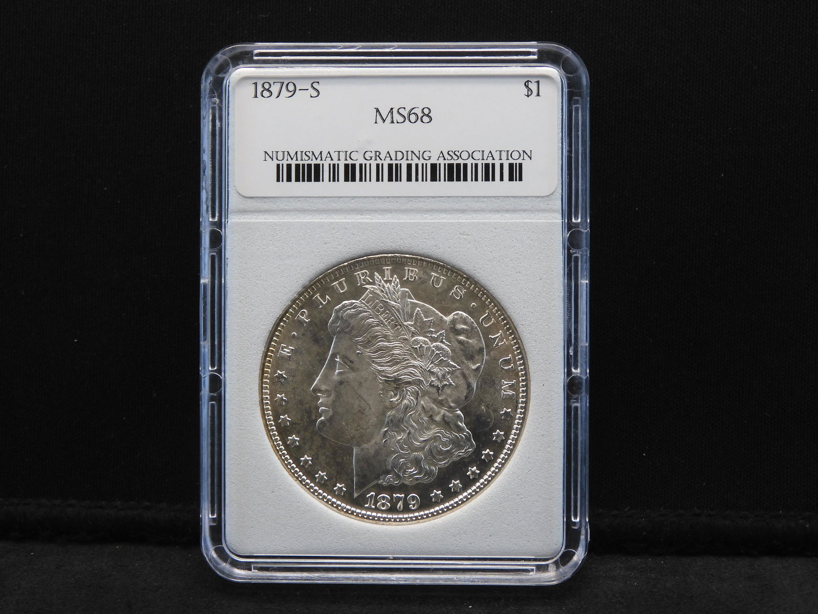 1879-S NGA MS68 Morgan Silver Dollar Blazing Luster!! (1 of 4)