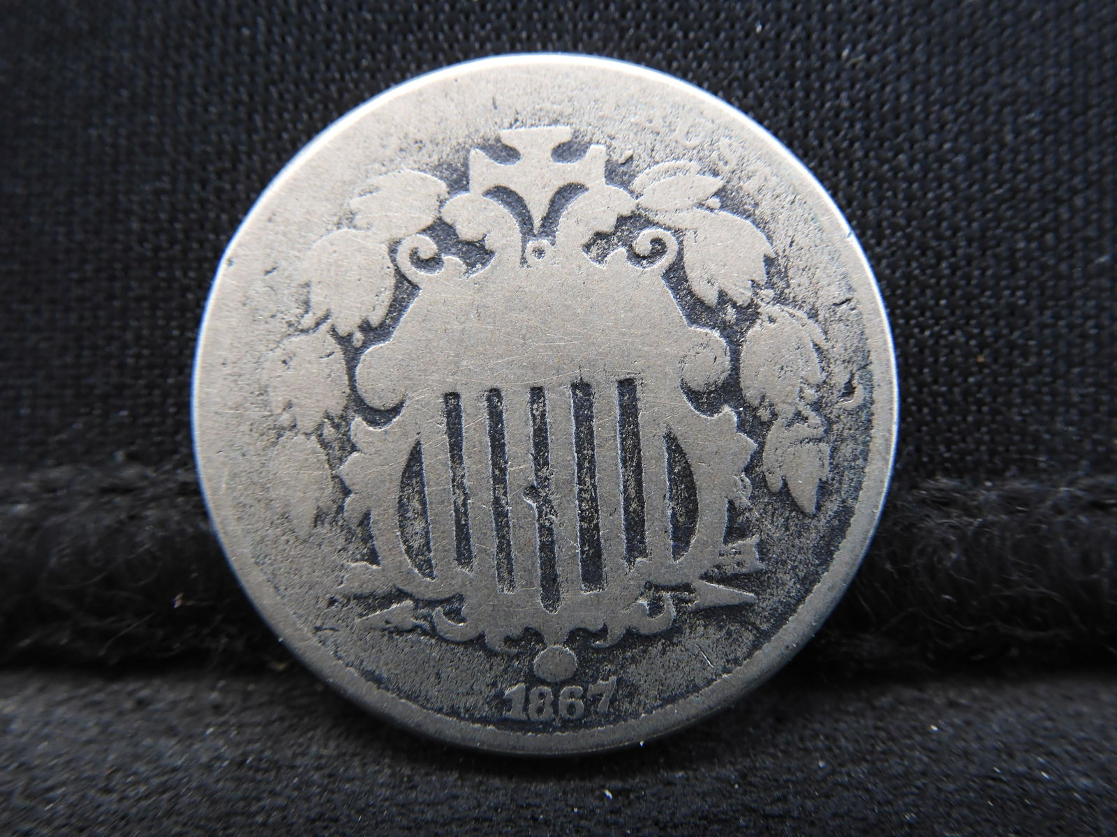 1867 No Rays  Shield Nickel - Nice Type Coin!! (1 of 2)