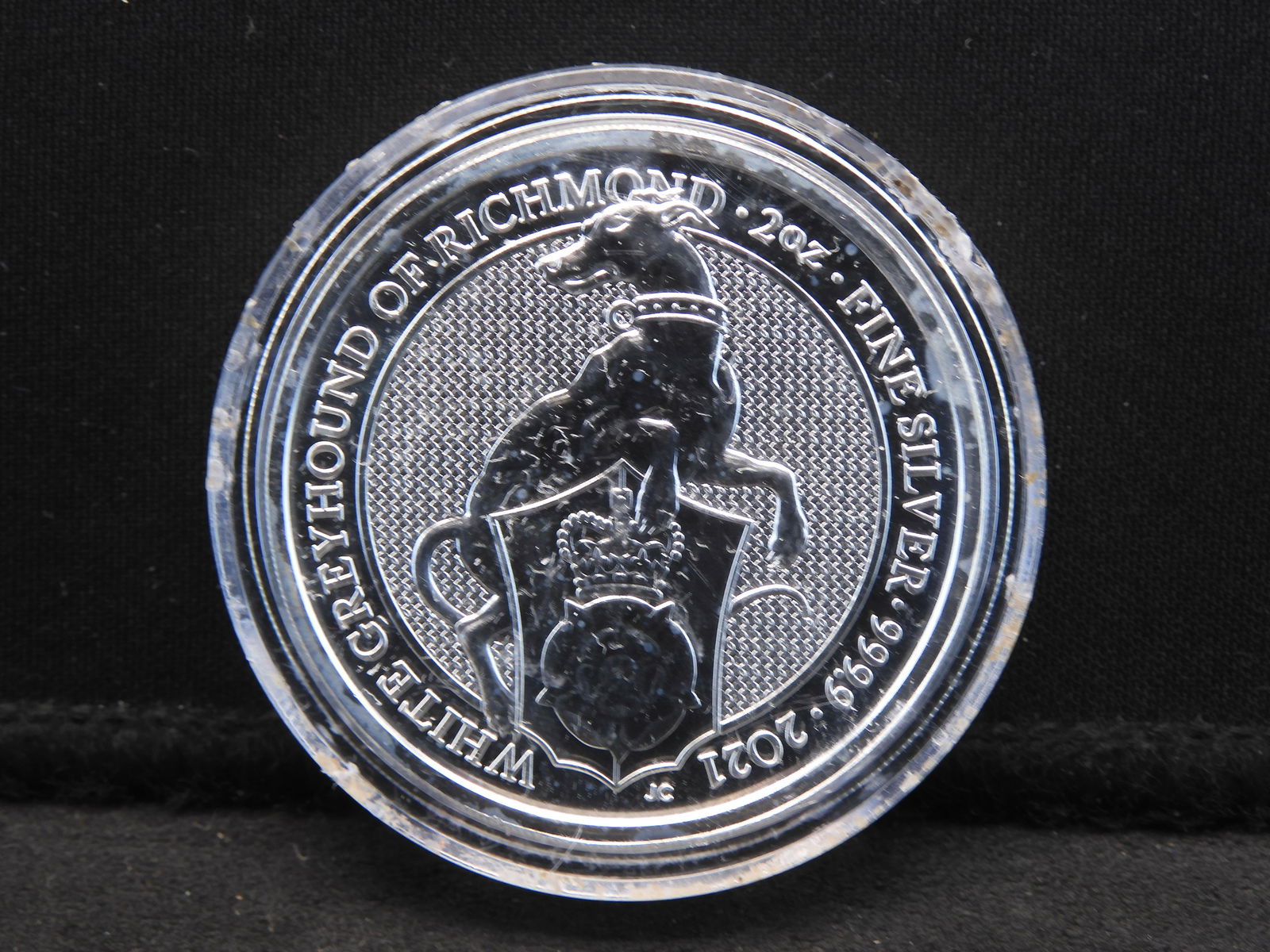 Silver - 2 Oz. .9999 Fine Silver Round - 2021 5 Pounds (1 of 2)