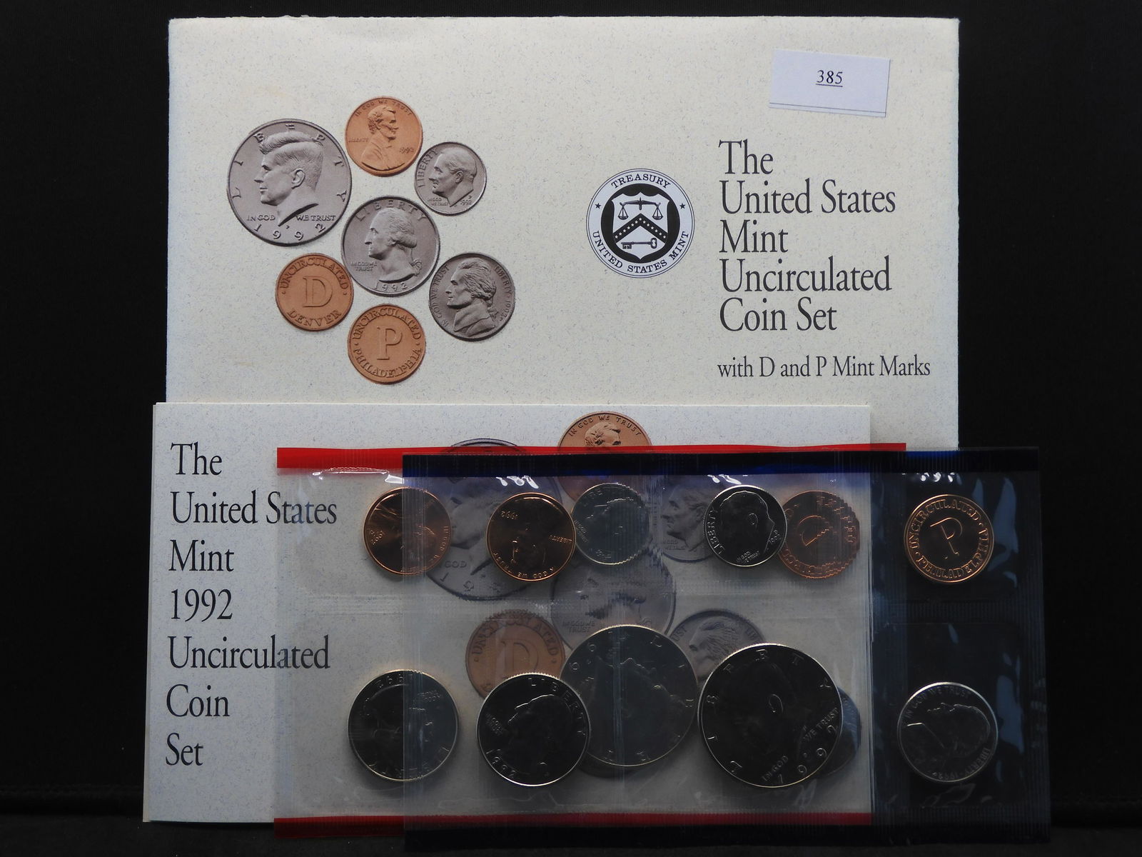 1992 U.S. Uncirculated P & D Mint Set OGP (1 of 6)