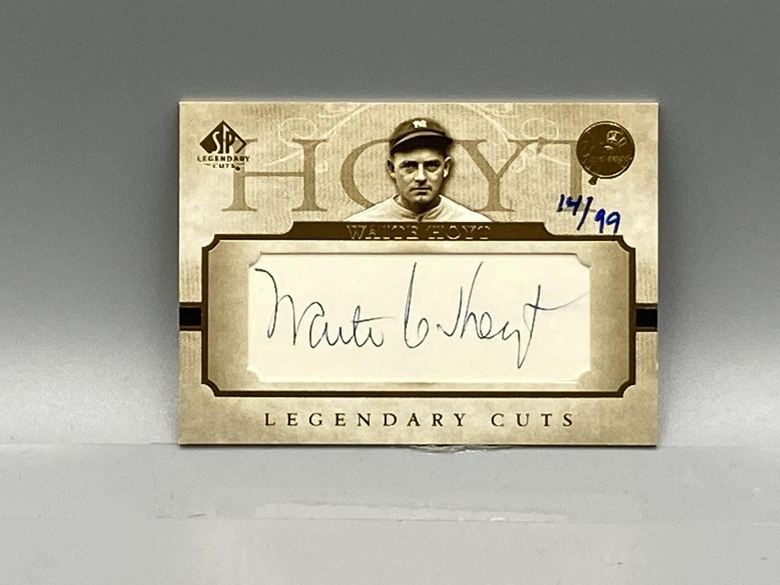 2005 SP legendary Cuts Waite Hoyt Cut Signature  LC-WH (1 of 2)