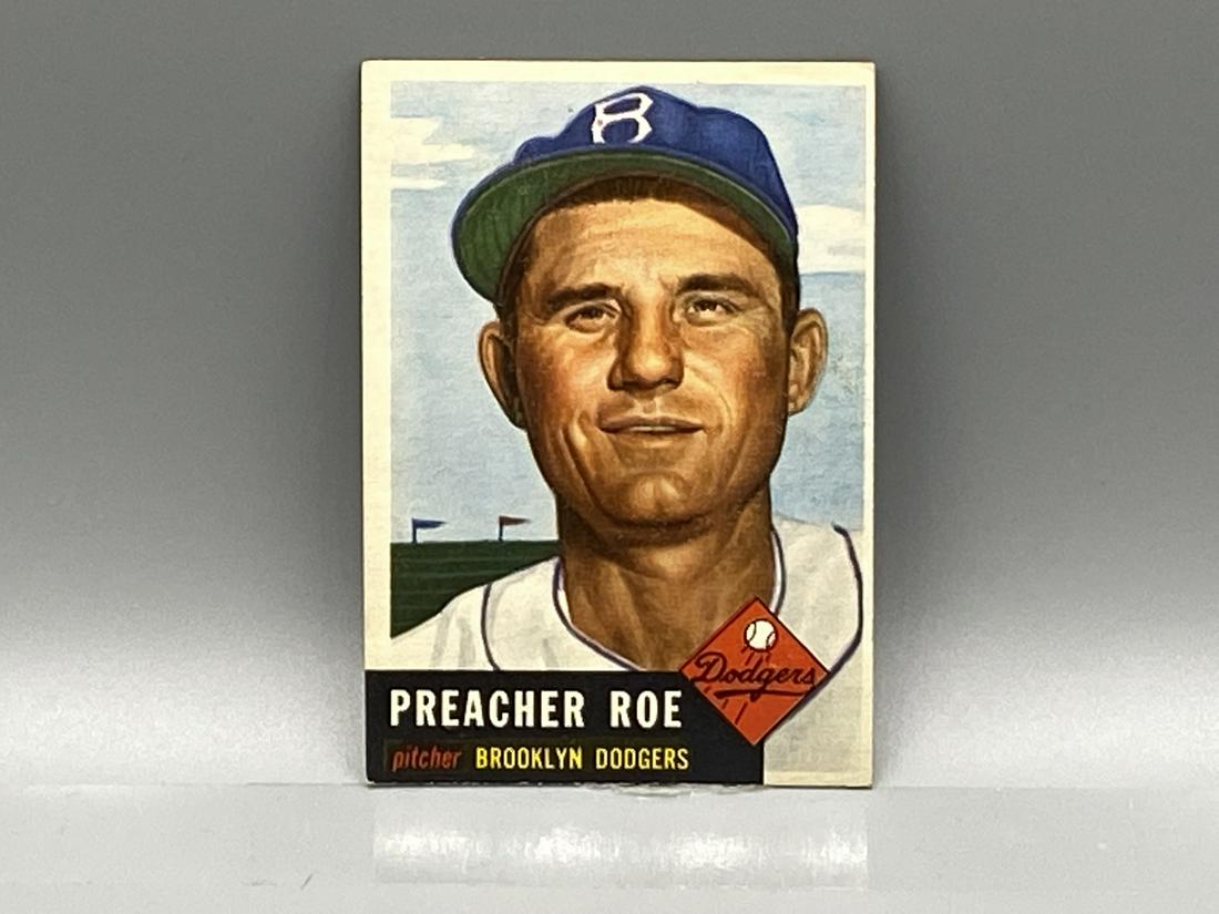 1953 Topps Preacher Roe #254 High Number (1 of 2)