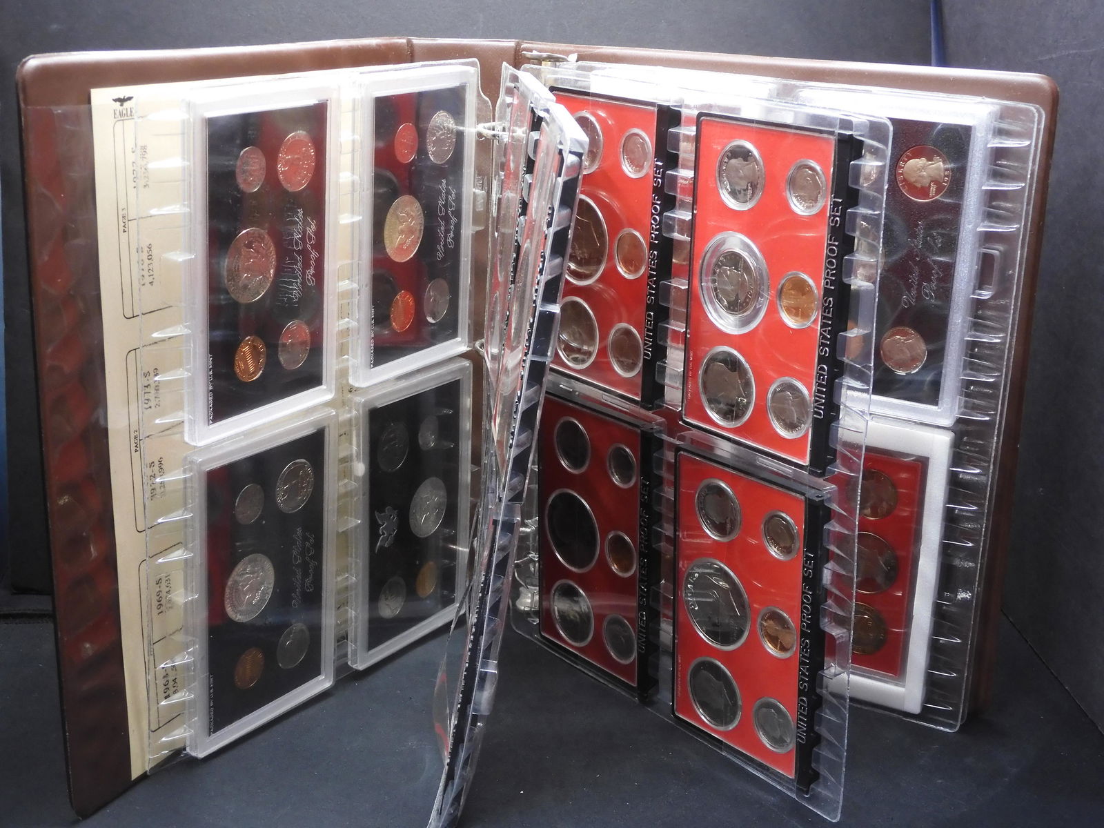 U.S. Proof Sets Clad and Silver Issues 1968-S-1987-S (1 of 7)