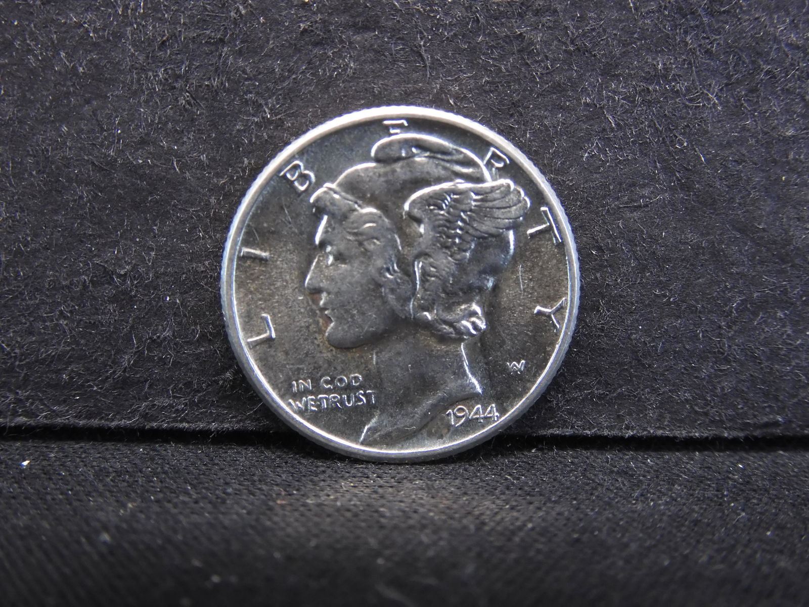 1944 Mercury 10c. AU/BU+ (1 of 2)