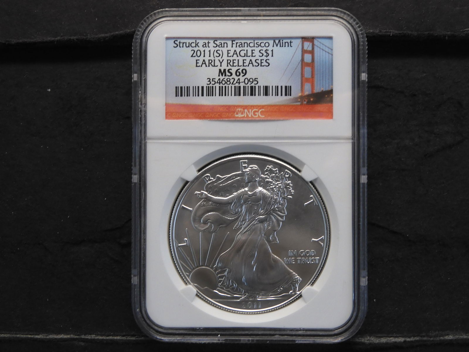Struck At S.F. Mint 2011 (S) Silver Eagle Early Release (1 of 4)