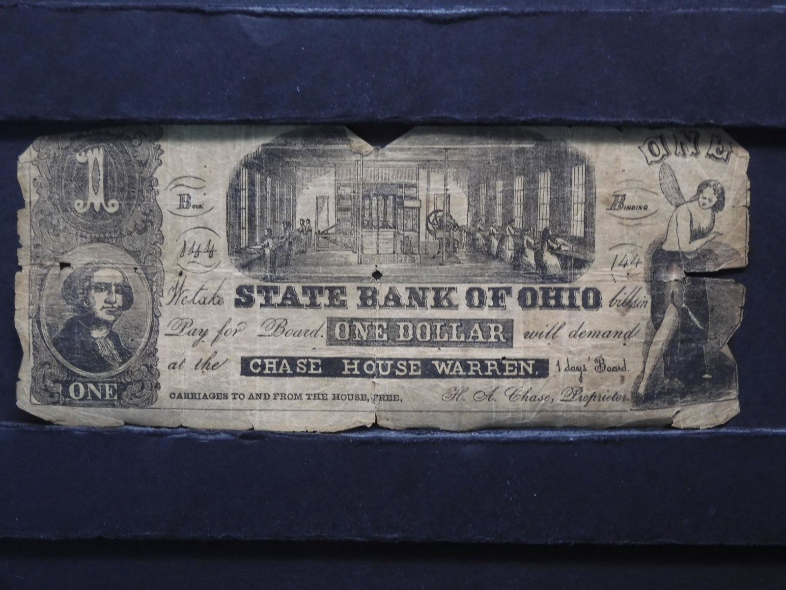State Bank of Ohio 1$ Chase House Warren: State Bank of Ohio 1$ Chase House Warren