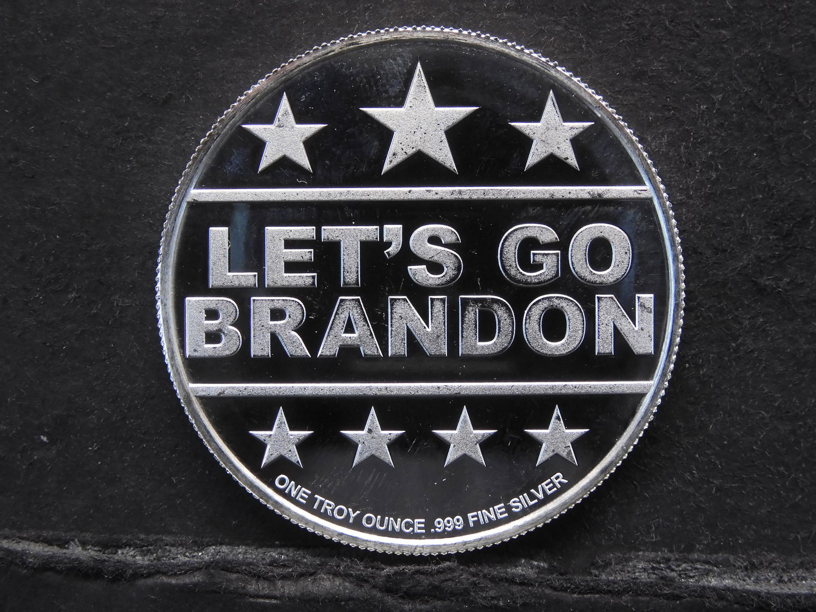 â€˜Lets Go Bandonâ€™ One Troy Oz. .999 Silver Round (1 of 2)