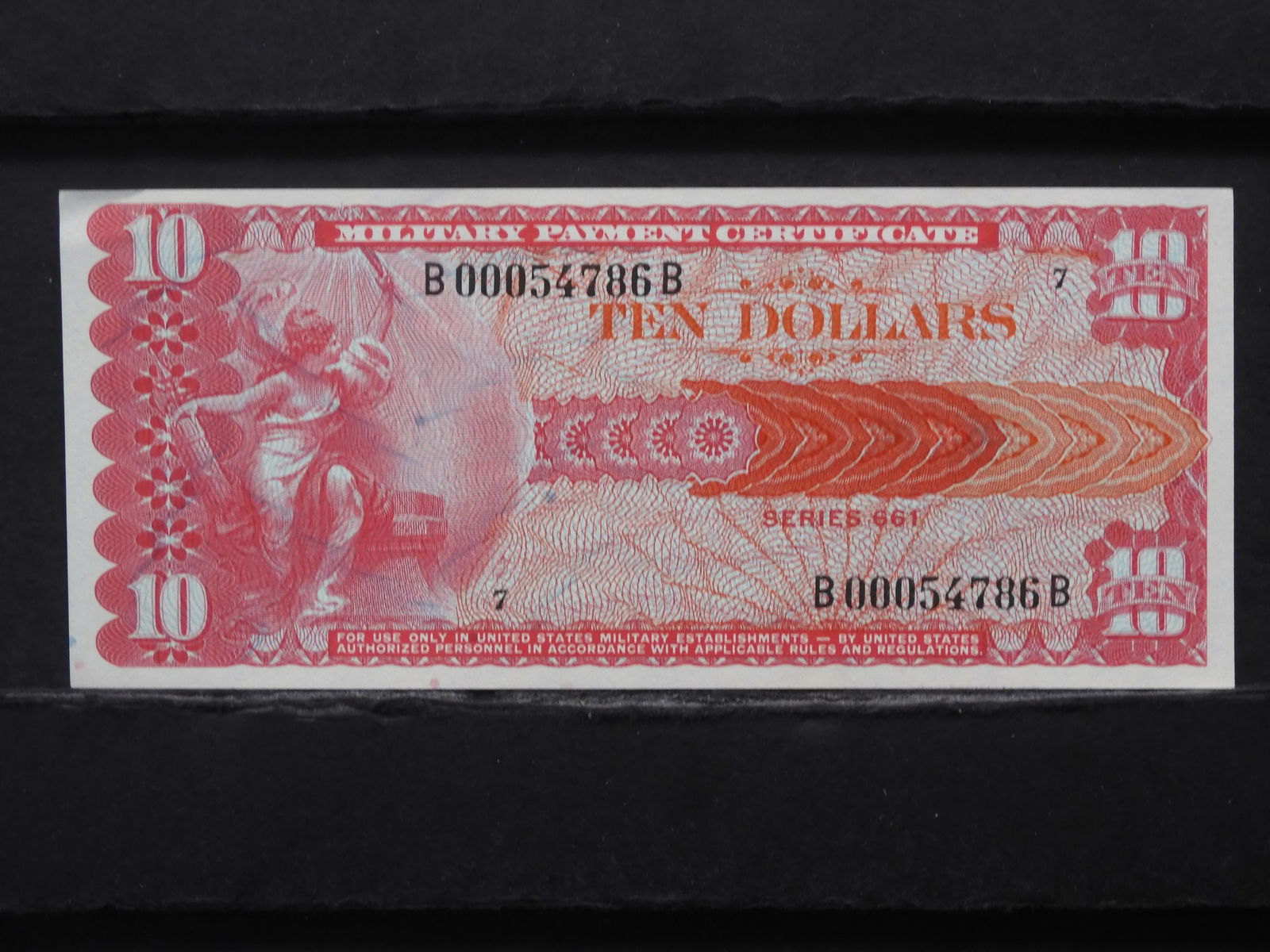 10$ Military Payment Certificate Series 661 (1 of 3)