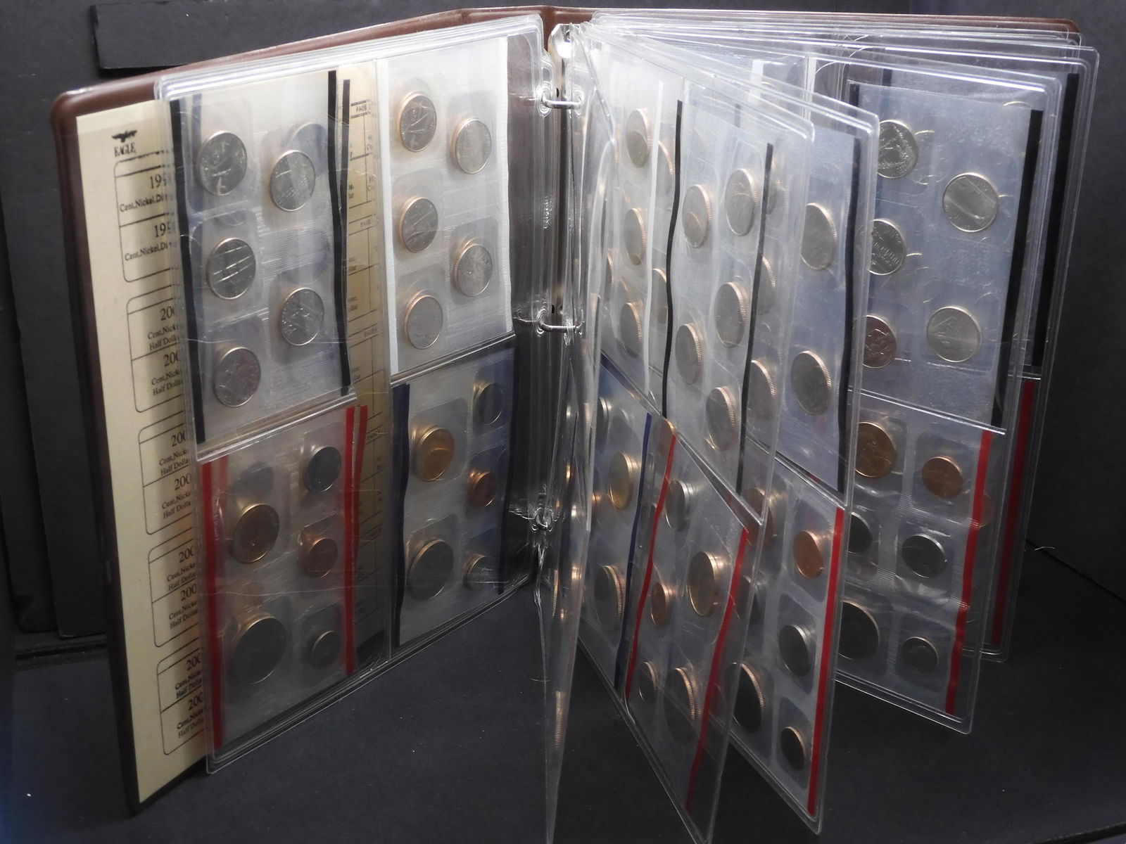 1999-2008 P & D Unc. U.S. Mint Sets in Binder (1 of 10)