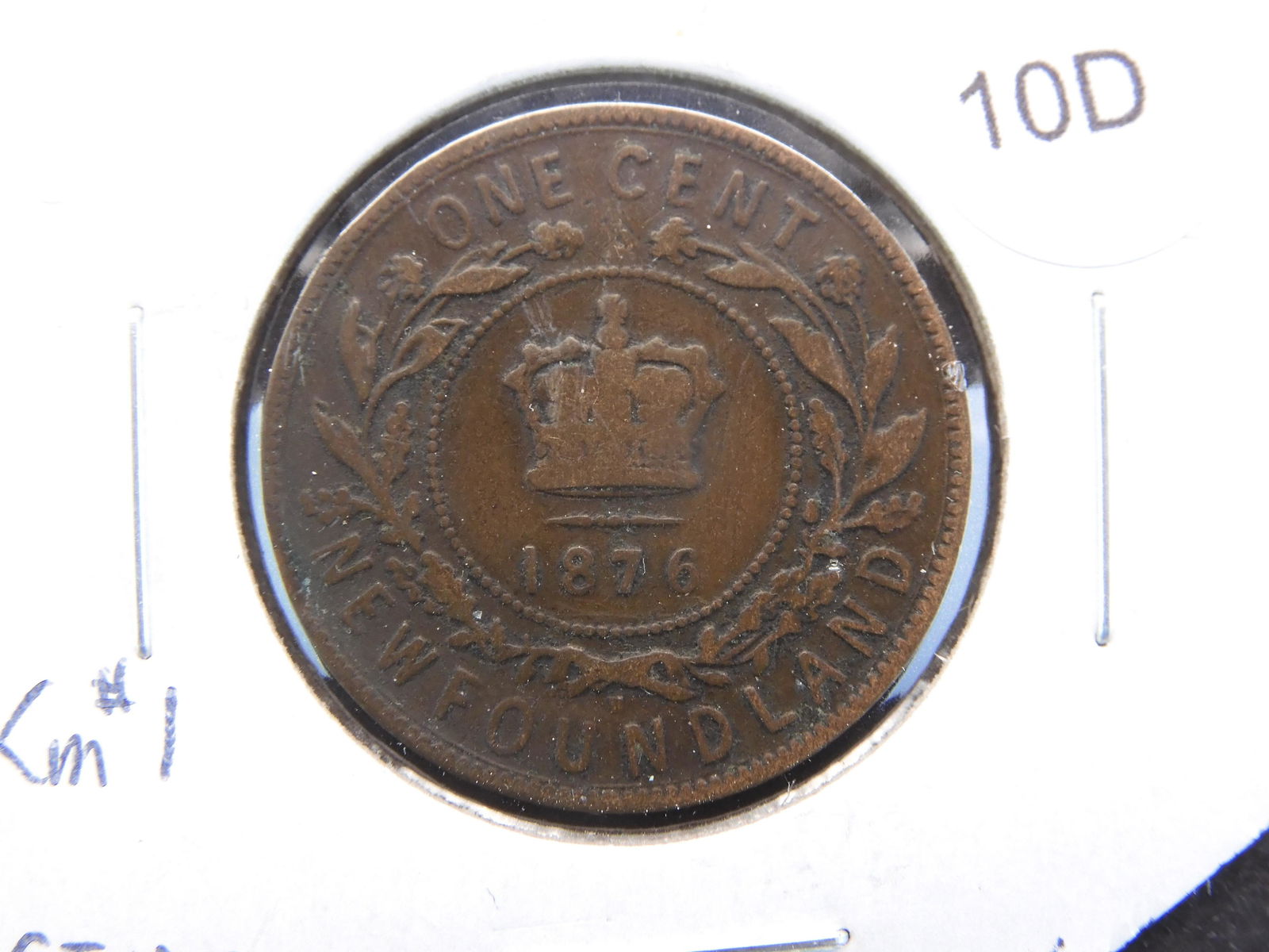 1876-H Newfoundland 1c. (1 of 3)
