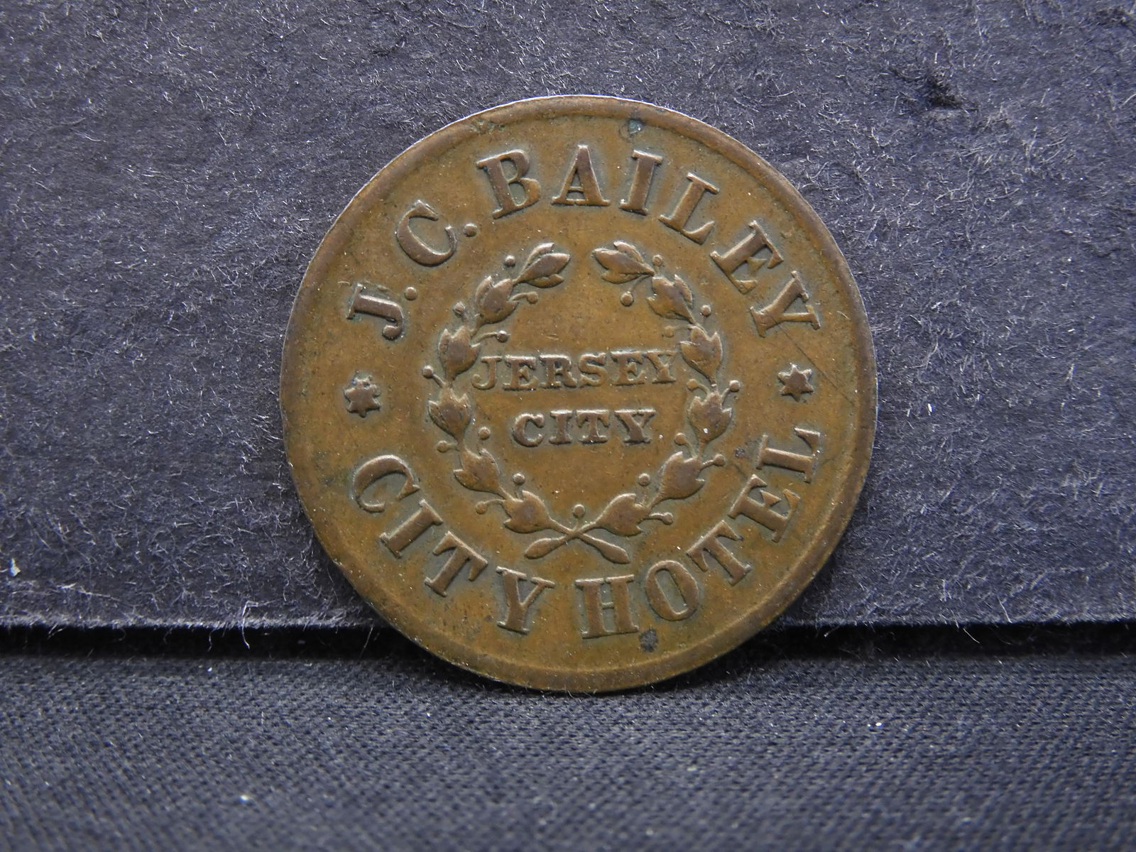 Civil War Store Card - Bailey/Bennett - Jersey City/New (1 of 2)