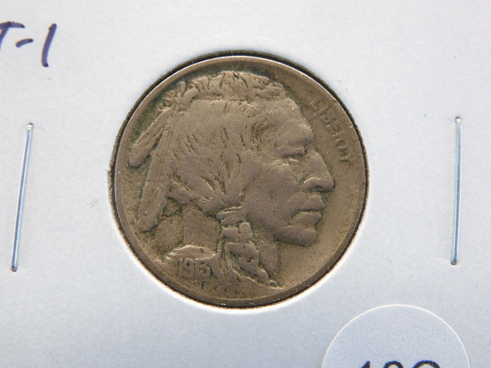 1913 Type 1 Buffalo 5c. (1 of 3)