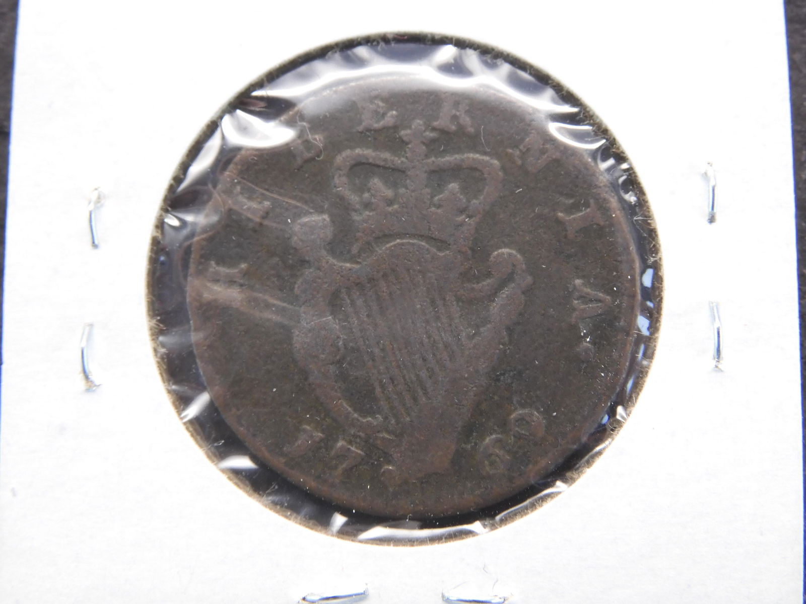 1769 Ireland One Year Type 1/2 Penny. (1 of 3)