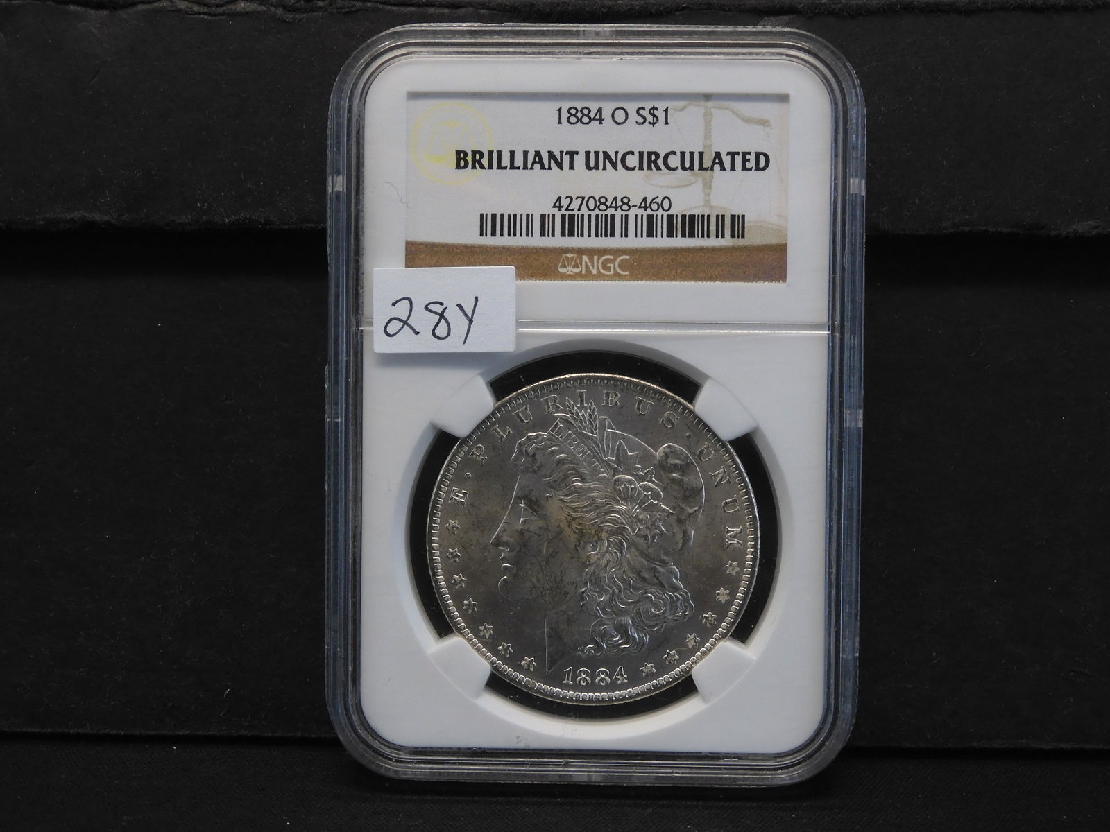 1884-O Morgan Silver Dollar - Brilliant Uncirculated by (1 of 4)