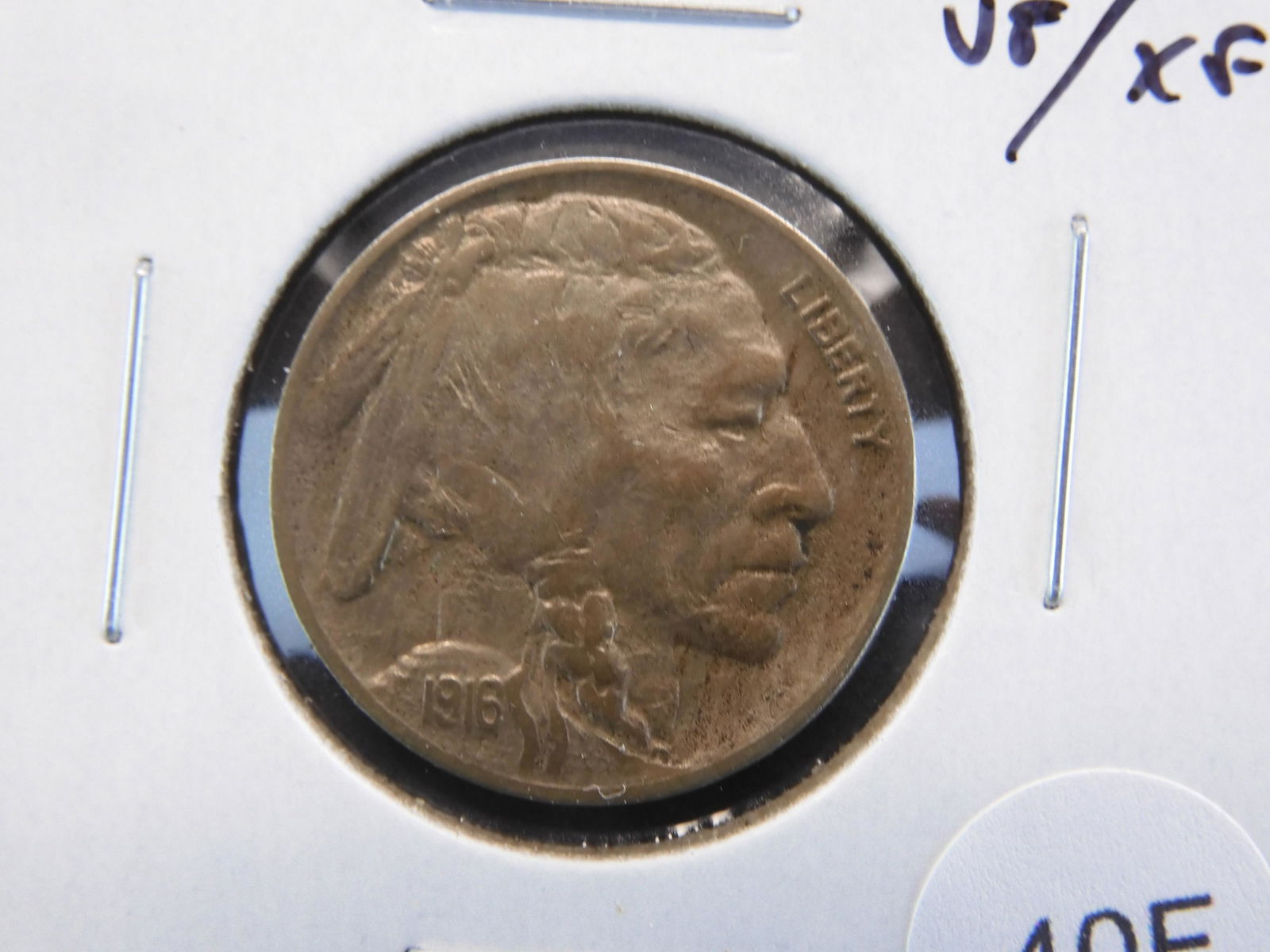 1916-D Buffalo 5c.  VF/XF. (1 of 3)