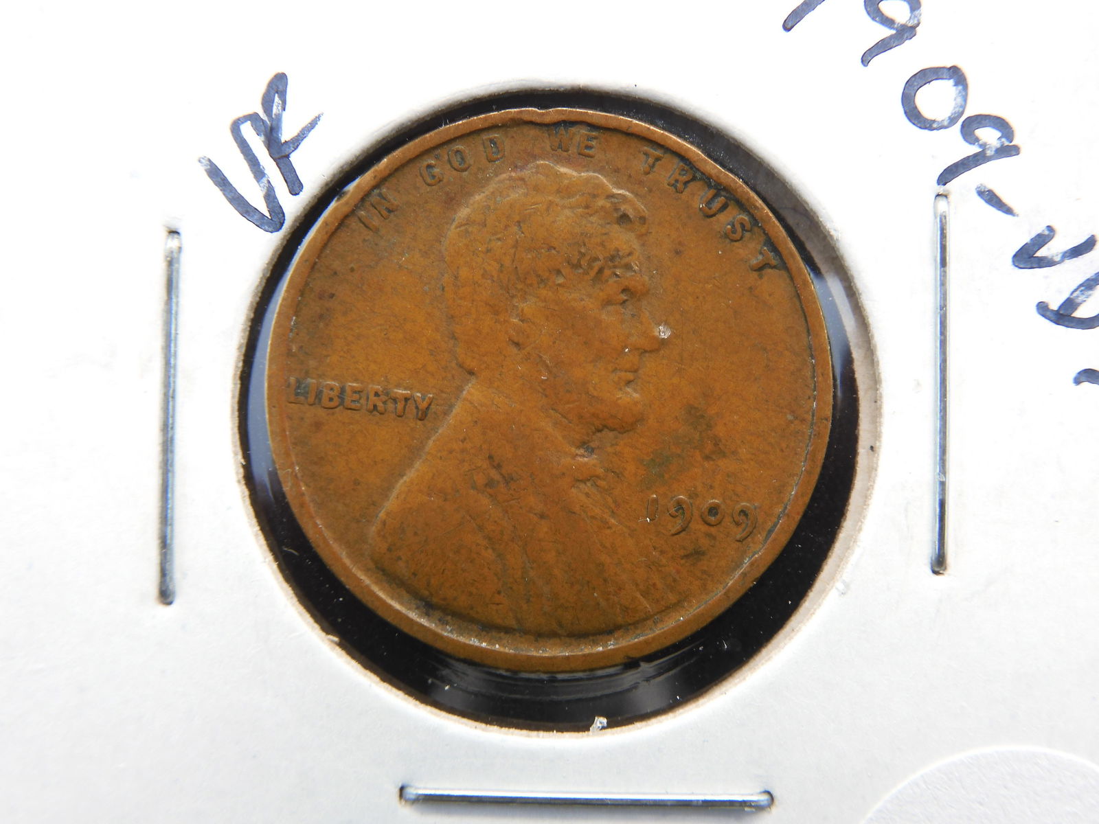 1909 VDB Wheat Penny - Better Date - Full Wheat Ears (1 of 3)