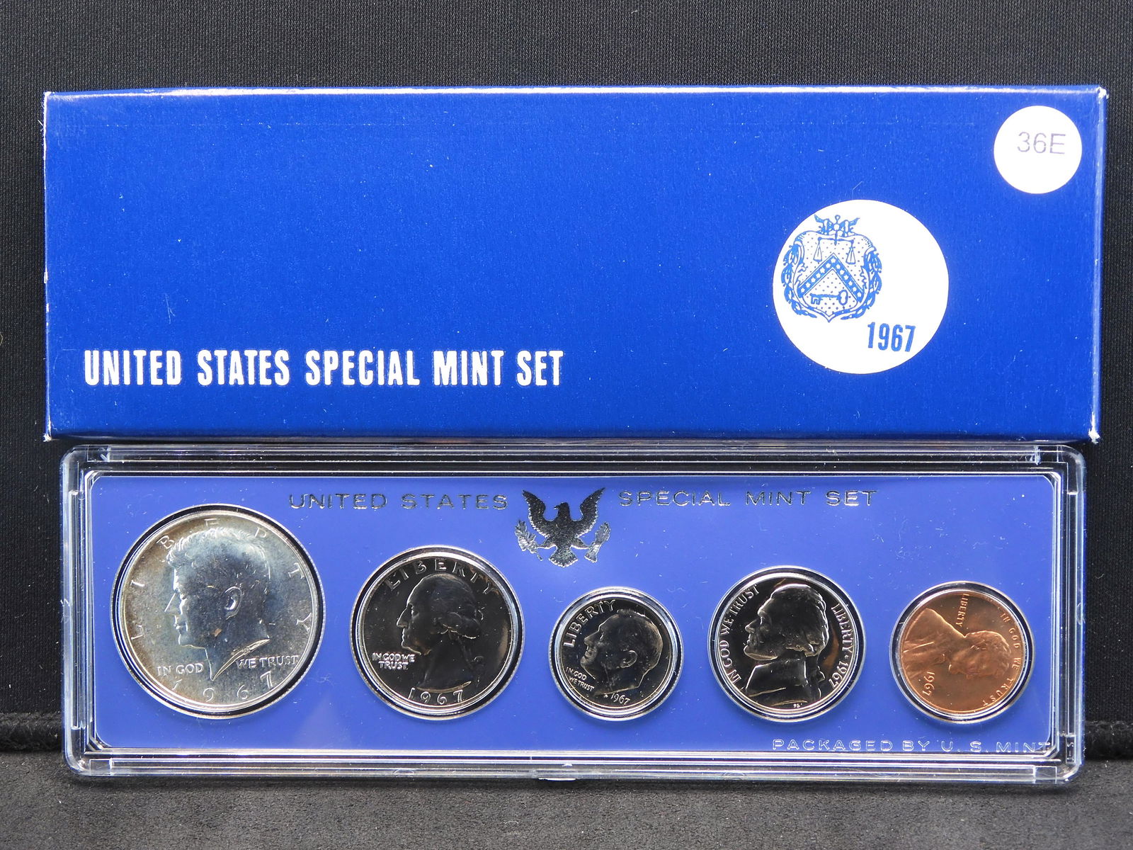 1967 US Mint SMS Set  40% Silver Kennedy Half Dollar (1 of 3)