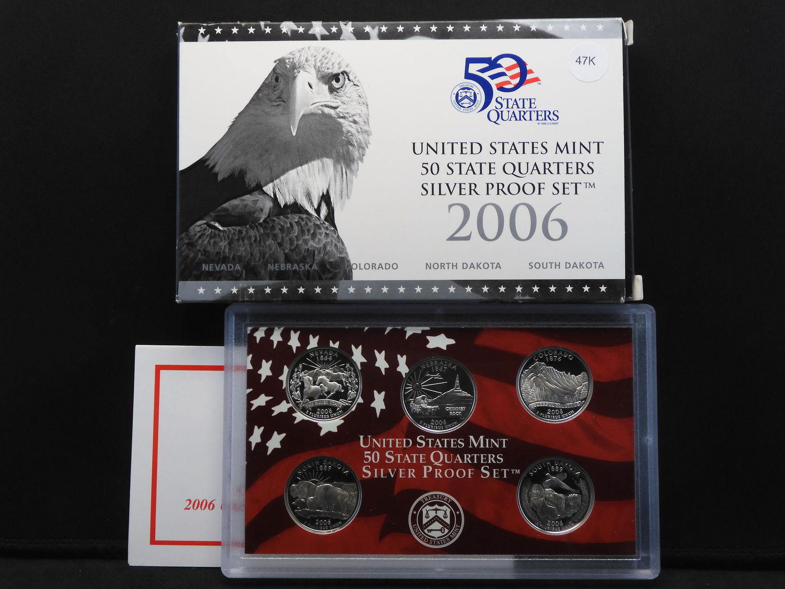 2006-S 5-Coin SILVER Quarters Proof Set With Original (1 of 4)