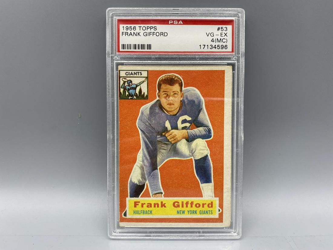 1956 Topps Frank Gifford #53 - PSA 4(MC) (1 of 2)