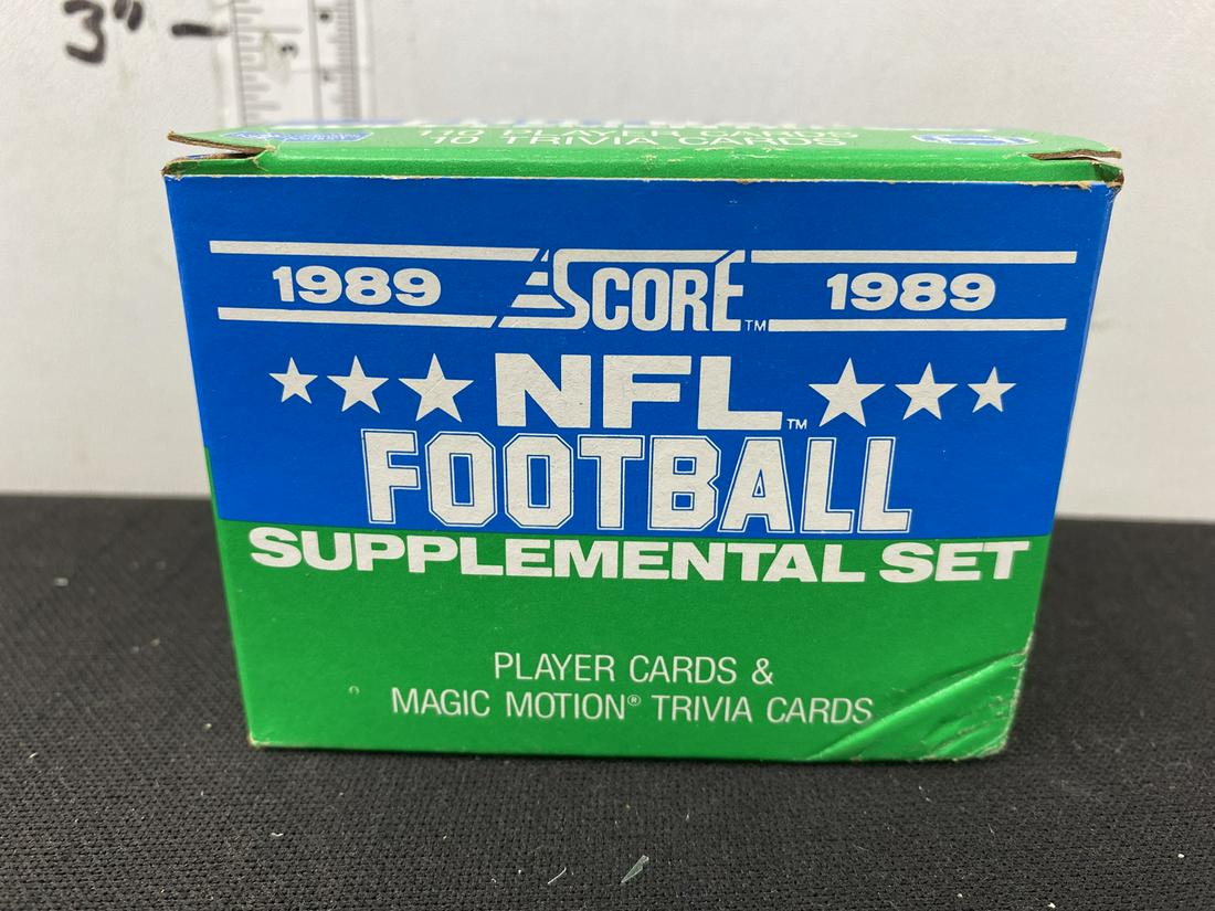 1989 Score Football Supplemental Set w/ Bo Jackson (1 of 4)