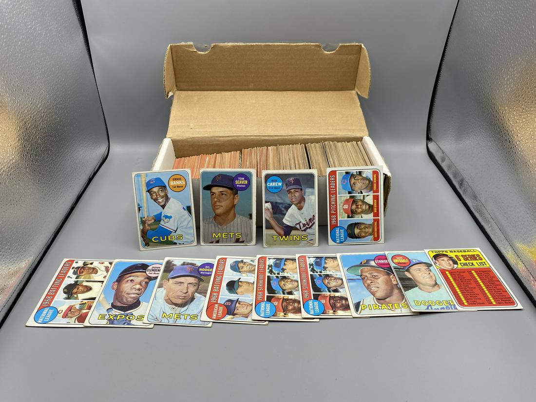 1969 Topps Baseball Assorted Cards w/ Some Stars - (1 of 2)