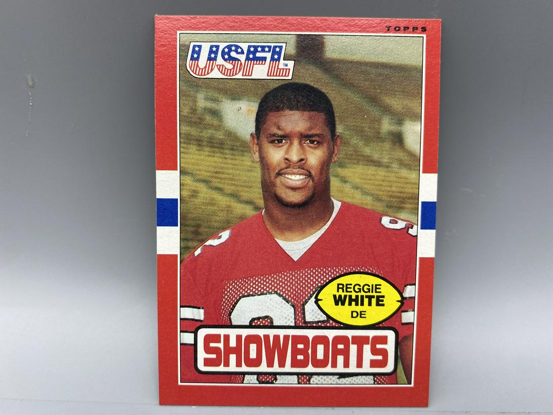 1985 Topps USFL Reggie White Pre Rookie #75 (1 of 2)