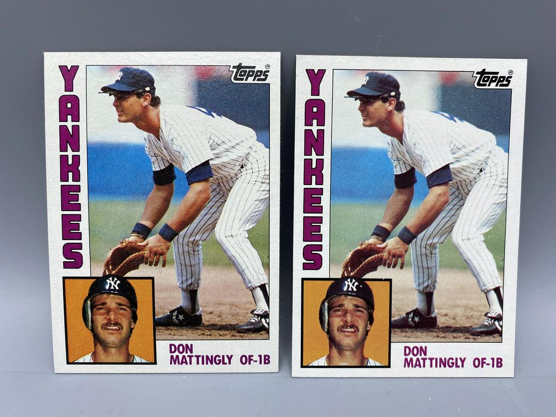 1984 Topps Don Mattingly RC #8 - Lot of 2: 1984 Topps Don Mattingly RC #8 - Lot of 2