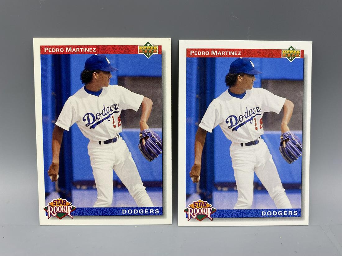 1992 Upper Deck Pedro Martinez RC #18 - Lot of 2 (1 of 2)