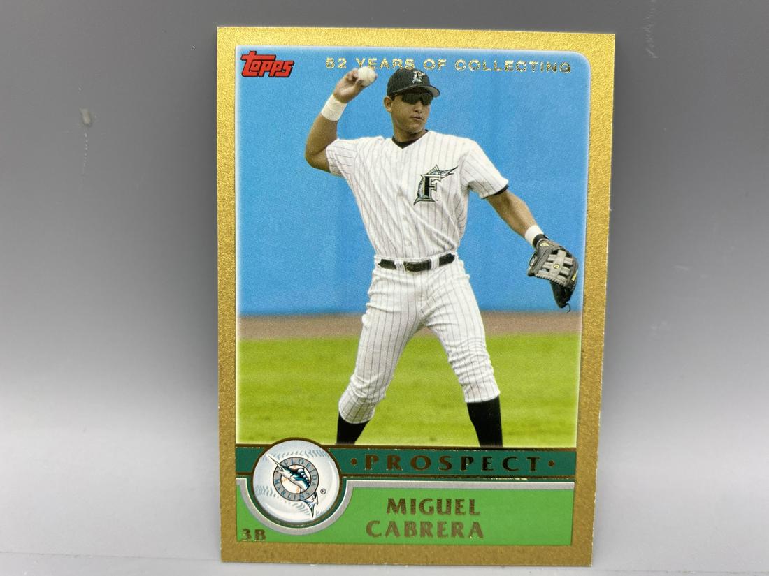2003 Topps Gold Miguel Cabrera Prospect Card #T126 (1 of 3)