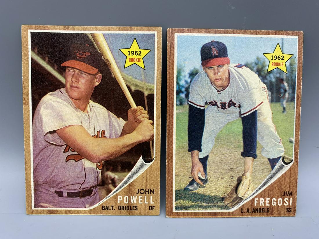 1962 Topps Boog Powell & Jim Fregosi RC's #99 & #209 (1 of 2)