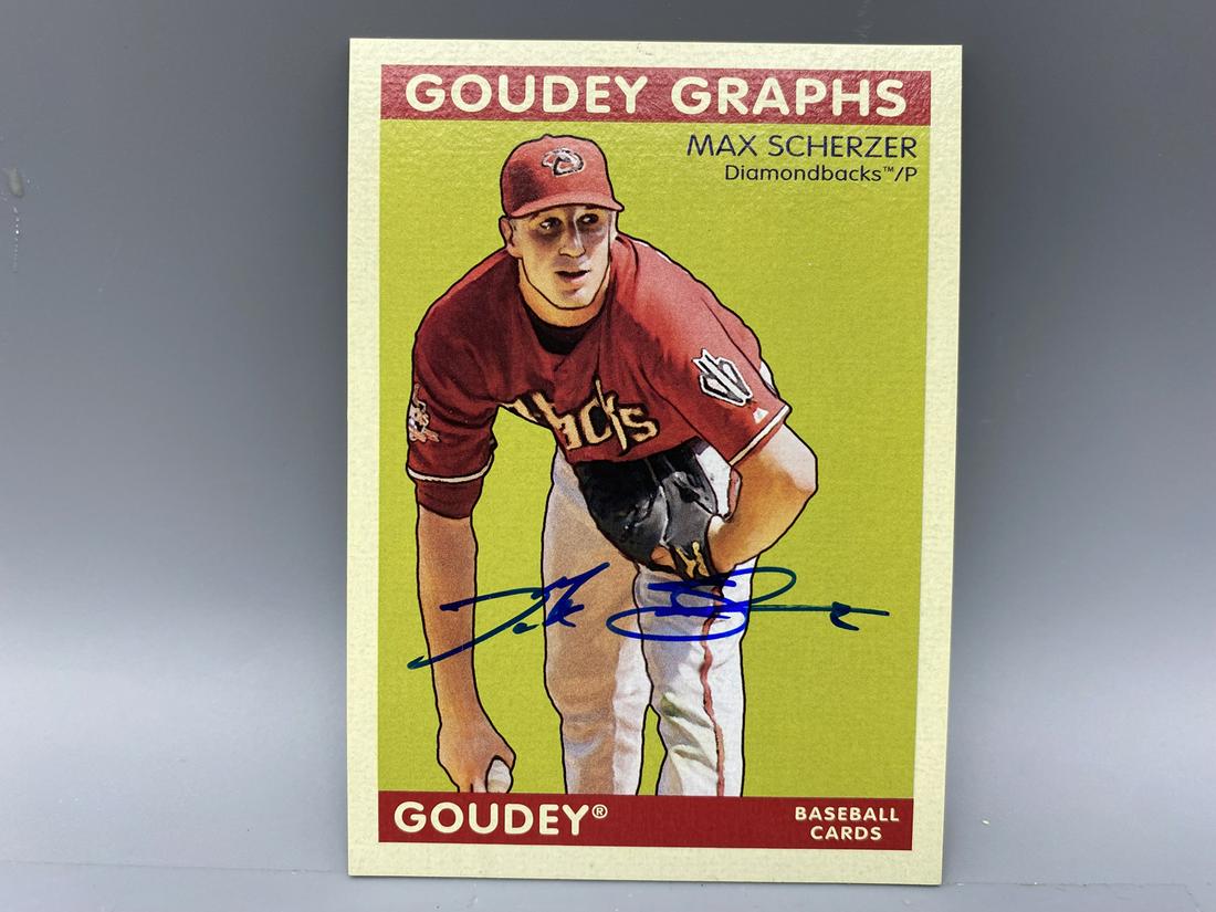 2009 Goudey Max Scherzer Auto #GG-MS (1 of 3)