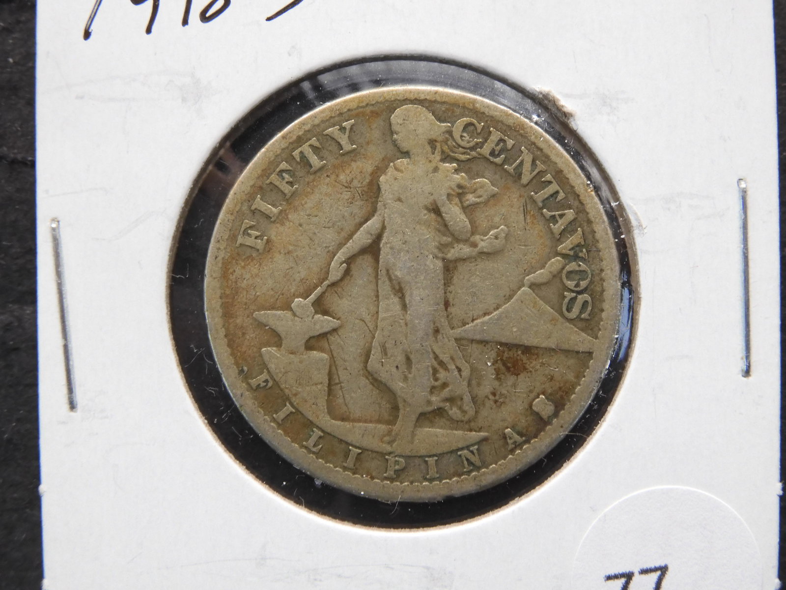 1918-S Philippines 50 c SILVER (1 of 3)