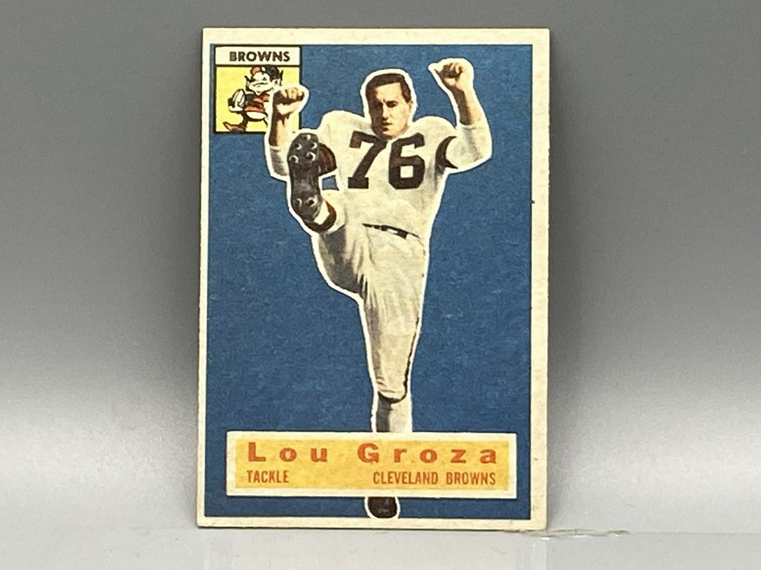1956 Topps Lou Groza #9 HOF (1 of 2)