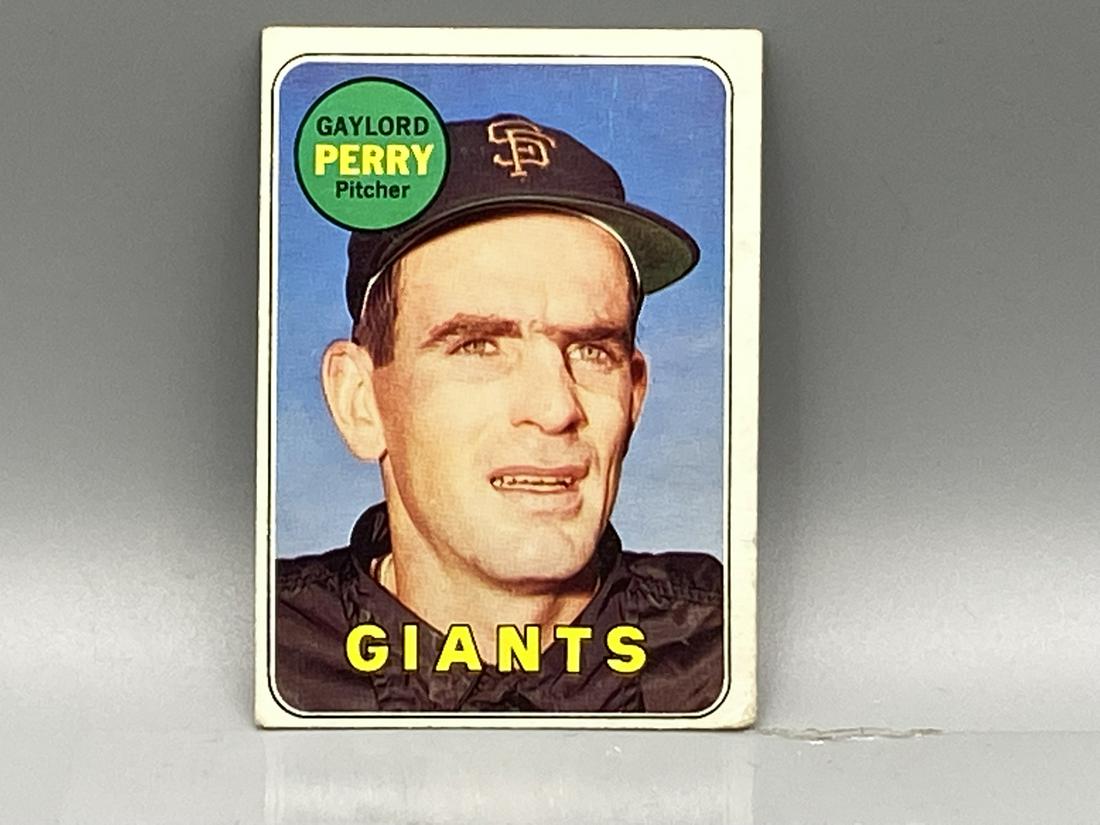 1969 Topps Gaylord Perry #485 HOF: 1969 Topps Gaylord Perry #485 HOF