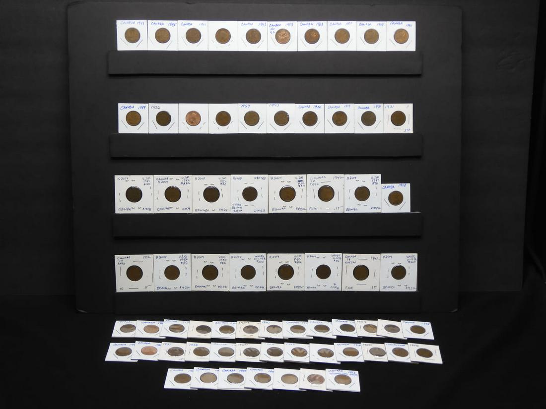 Grab Bag of Canadian Cents - Various Dates (1 of 10)