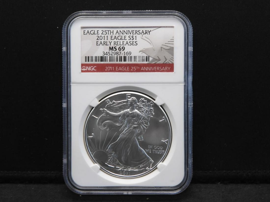 2011  Early Releases 25th Anniversary American Silver (1 of 4)