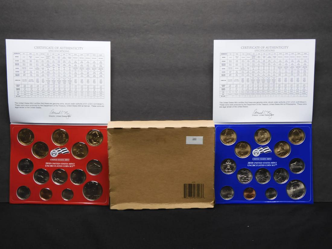 2010 U.S. Uncirculated P & D Mint Set OGP (1 of 7)
