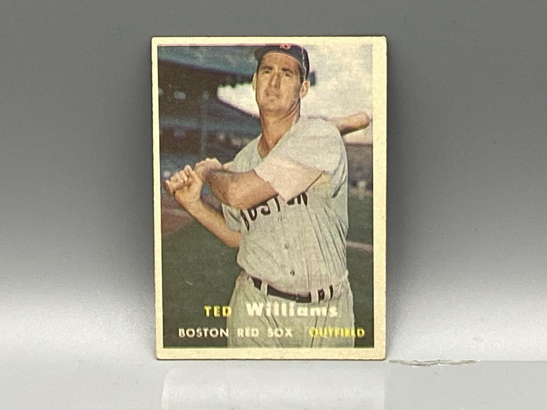 1957 Topps Ted Williams #1 HOF (1 of 3)