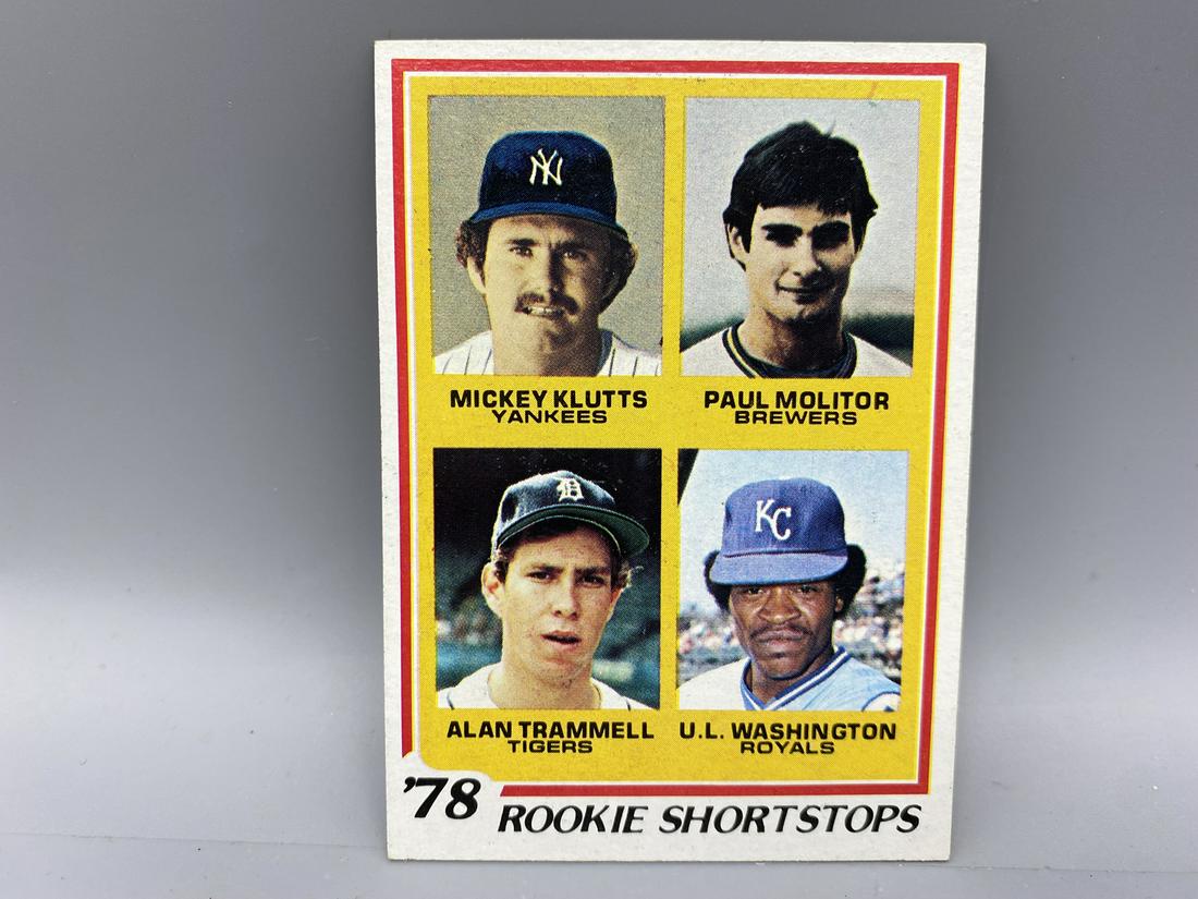 1978 Topps Paul Molitor & Alan Trammell RC #707 (1 of 2)