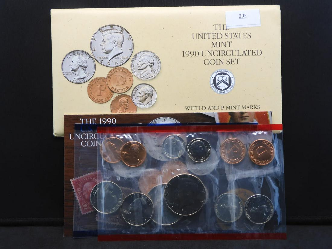 1990 U.S. Uncirculated P & D Mint Set OGP (1 of 6)