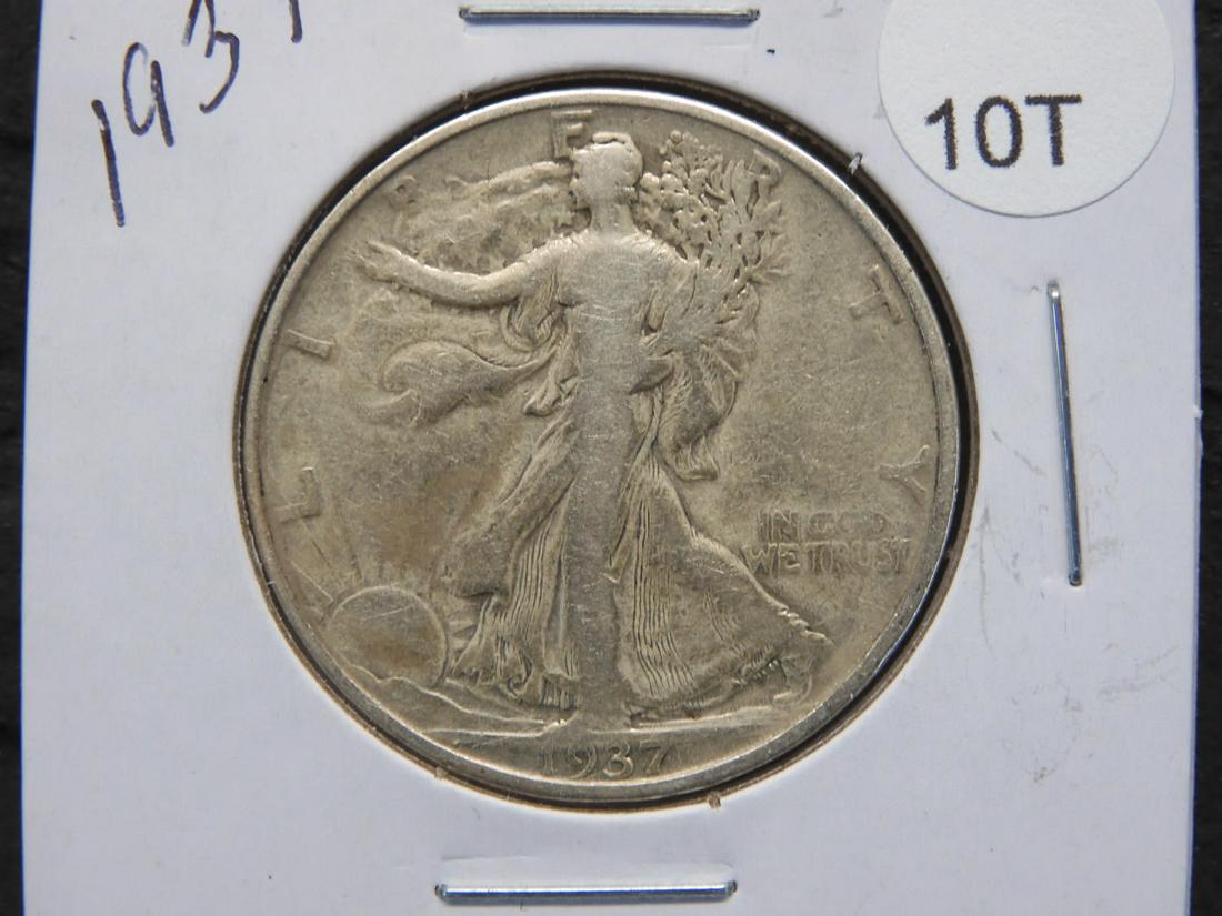 1937 Walking Liberty Half Dollar: 1937 Walking Liberty Half Dollar Condition YES WE SHIP ALL COINS. Pricing depends on destination, we will take the most cost effective option any where in the USA Plus insurance! We will combine shi